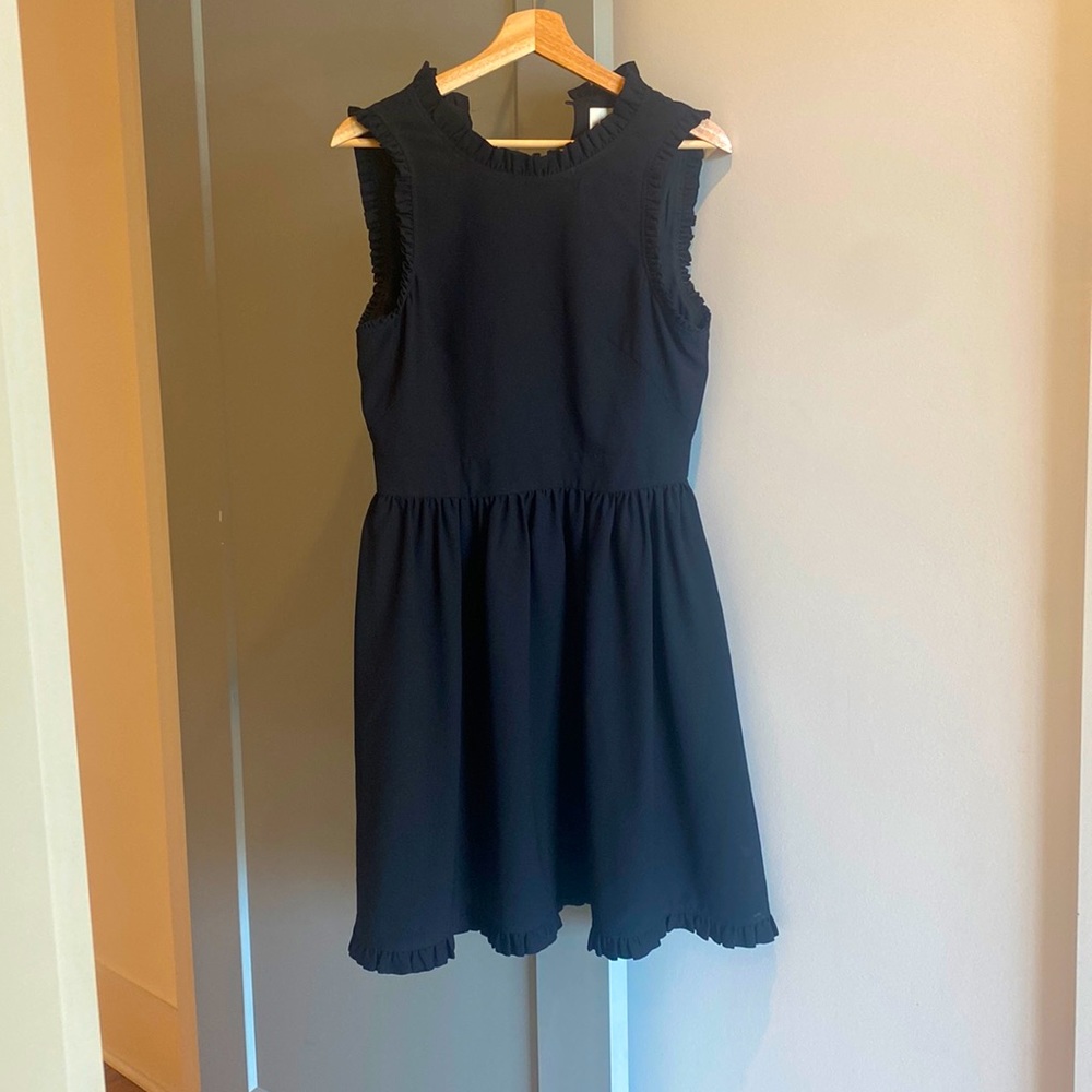 Knee length black Kate Spade cocktail dress
